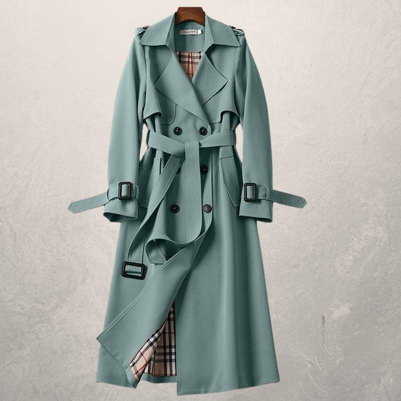 Kimberley – Mittellanger Damen Trenchcoat im Herbst-Style