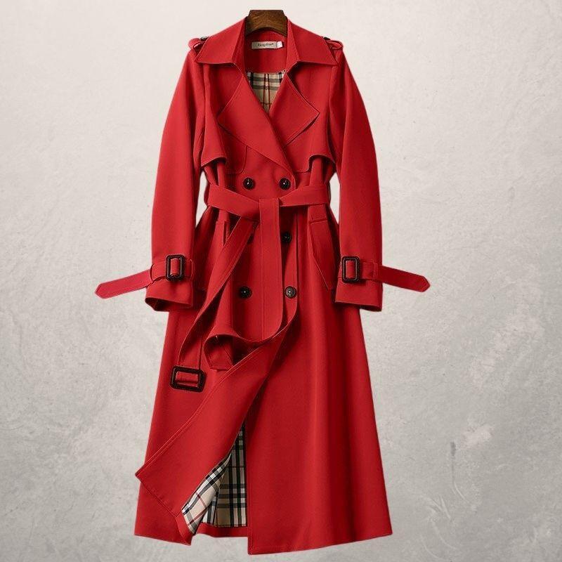 Kimberley – Mittellanger Damen Trenchcoat im Herbst-Style
