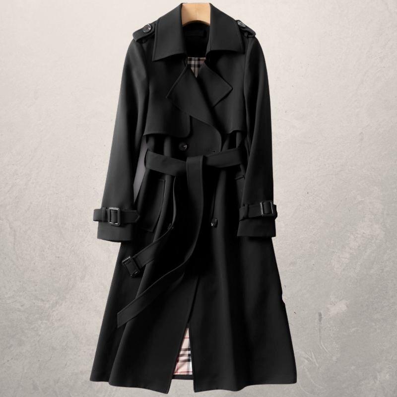 Kimberley – Mittellanger Damen Trenchcoat im Herbst-Style