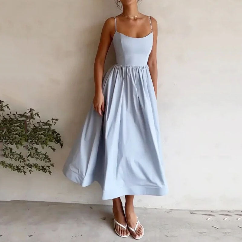 Hannah – Elegant Suspender Dress