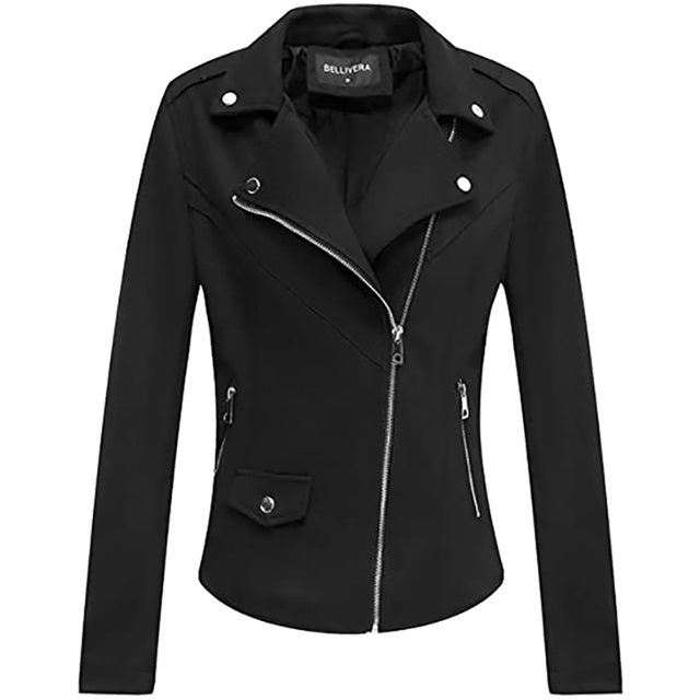 Ruth – Floral Embroidered Vegan Leather Jacket
