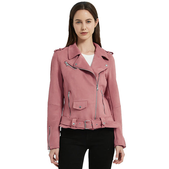 Ruth – Floral Embroidered Vegan Leather Jacket