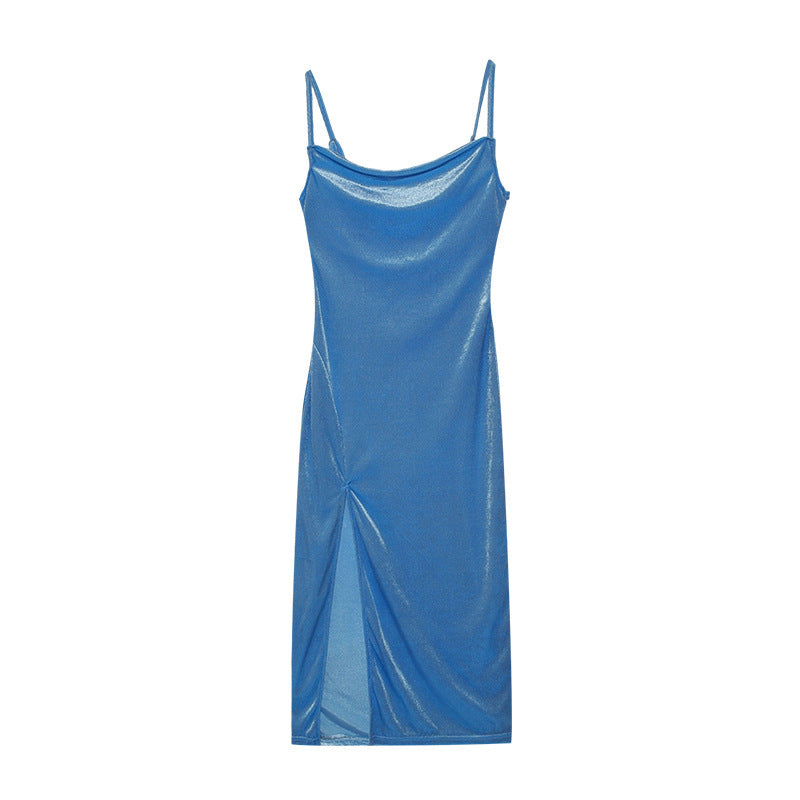 Sharon – Elegant Sleeveless Split Dress