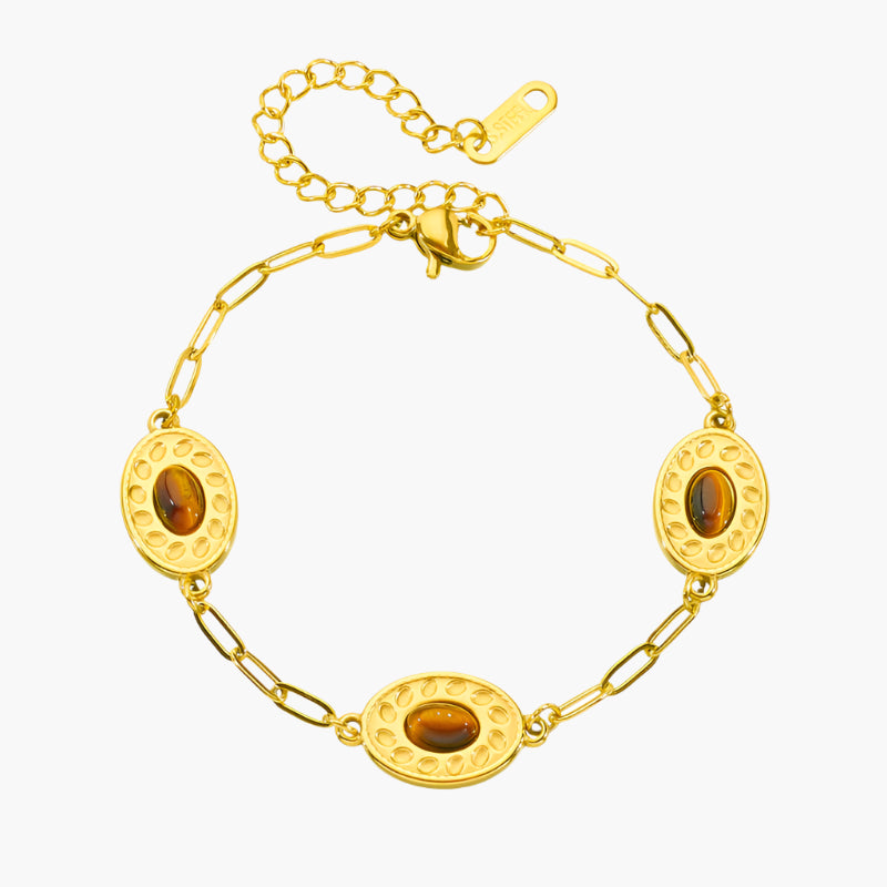 Margaret – Gold-plated Stainless Steel Geometric Bracelet