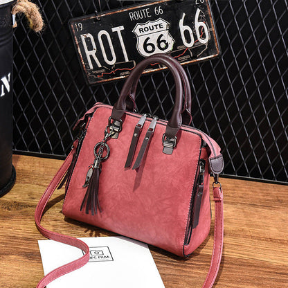 Jessie – Stylish Vegan Leather Handbag with Tassel Keychain