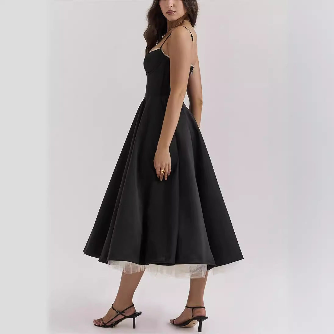 Juliet – Sleeveless Puffy Long Dress