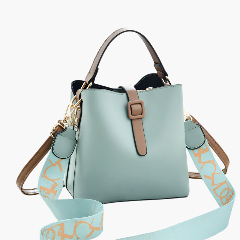 Shannon – Structured Bucket Bag with Adjustable Straps and Magnetic Closure