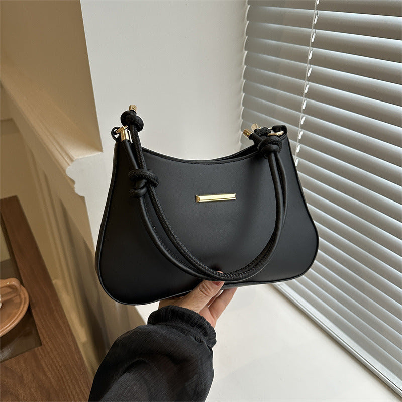 Stephanie –Chic Shoulder Bag with Knot Handle Design