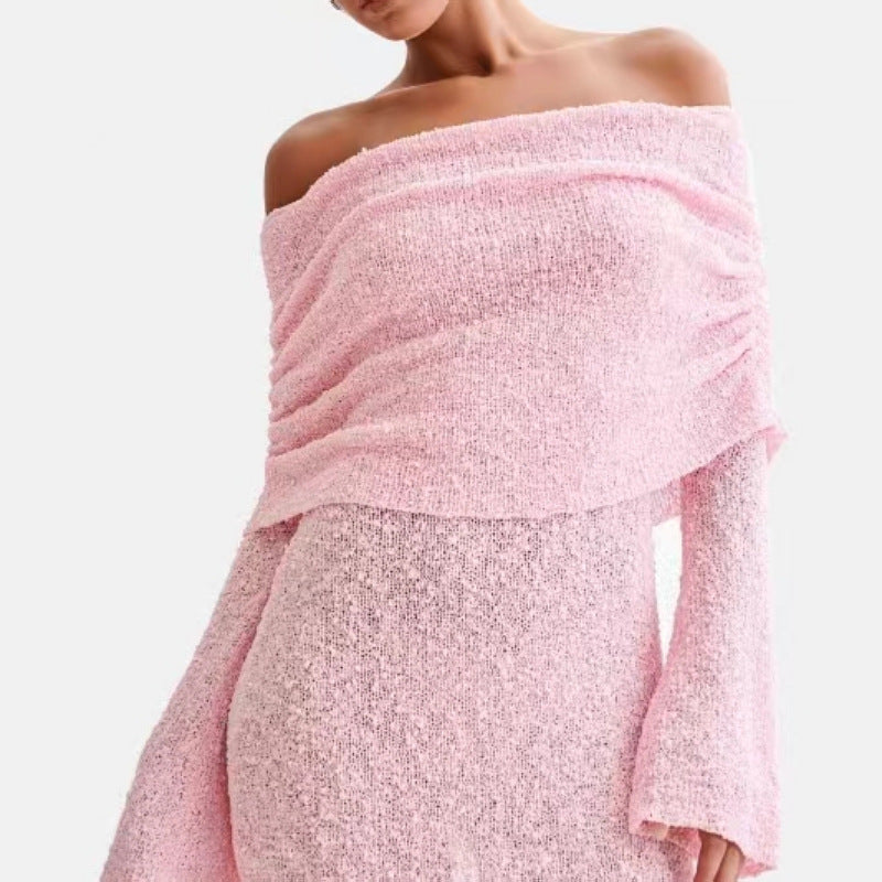 Ruth – Hollow-out Off-shoulder Dress