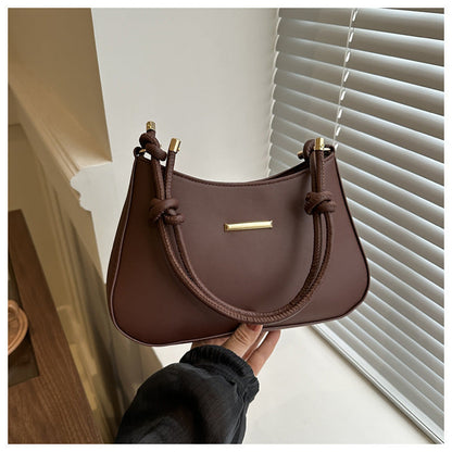 Stephanie –Chic Shoulder Bag with Knot Handle Design