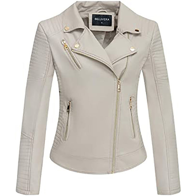 Ruth – Floral Embroidered Vegan Leather Jacket