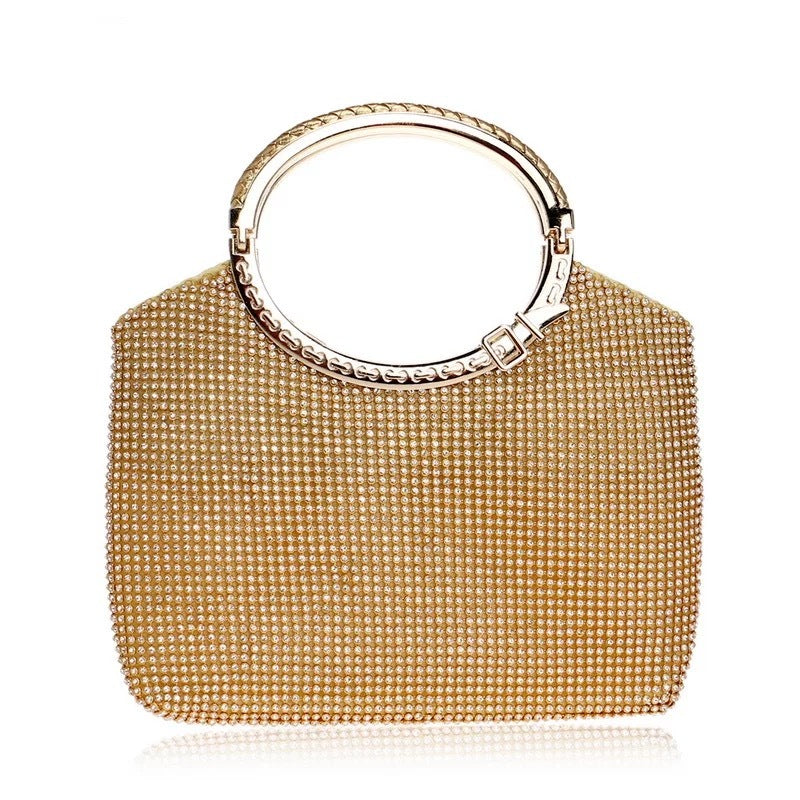 Rachel – Metal Mesh Evening Bag with Round Handle