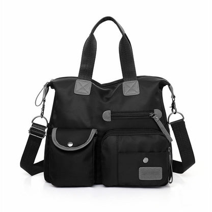 Shannon – Functional Nylon Shoulder Bag with Multiple Pockets