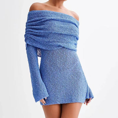 Ruth – Hollow-out Off-shoulder Dress