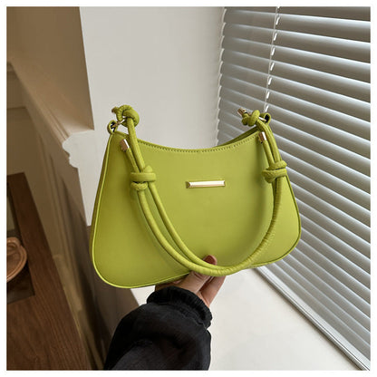 Stephanie –Chic Shoulder Bag with Knot Handle Design