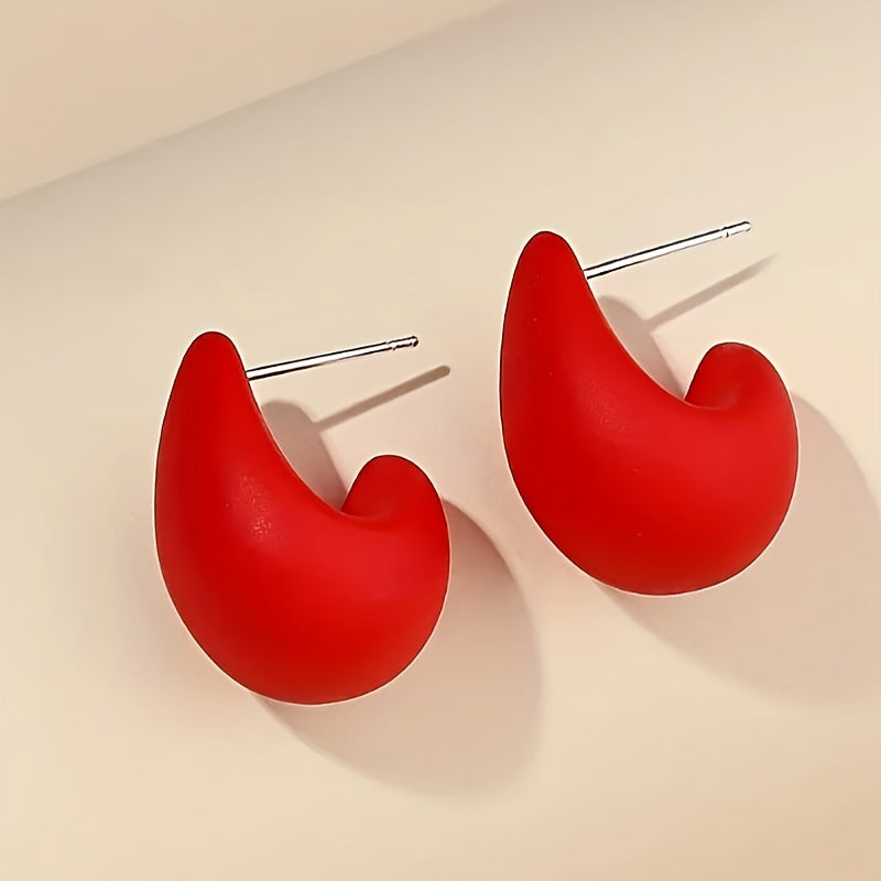 Vintage Teardrop Hoop Earrings for Daily and Special Occasions