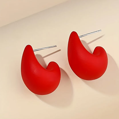 Vintage Teardrop Hoop Earrings for Daily and Special Occasions
