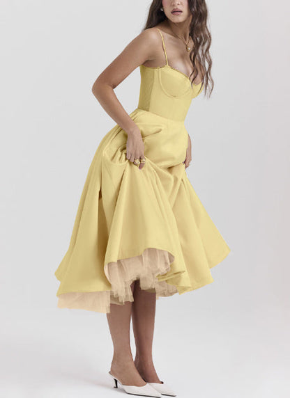 Juliet – Sleeveless Puffy Long Dress