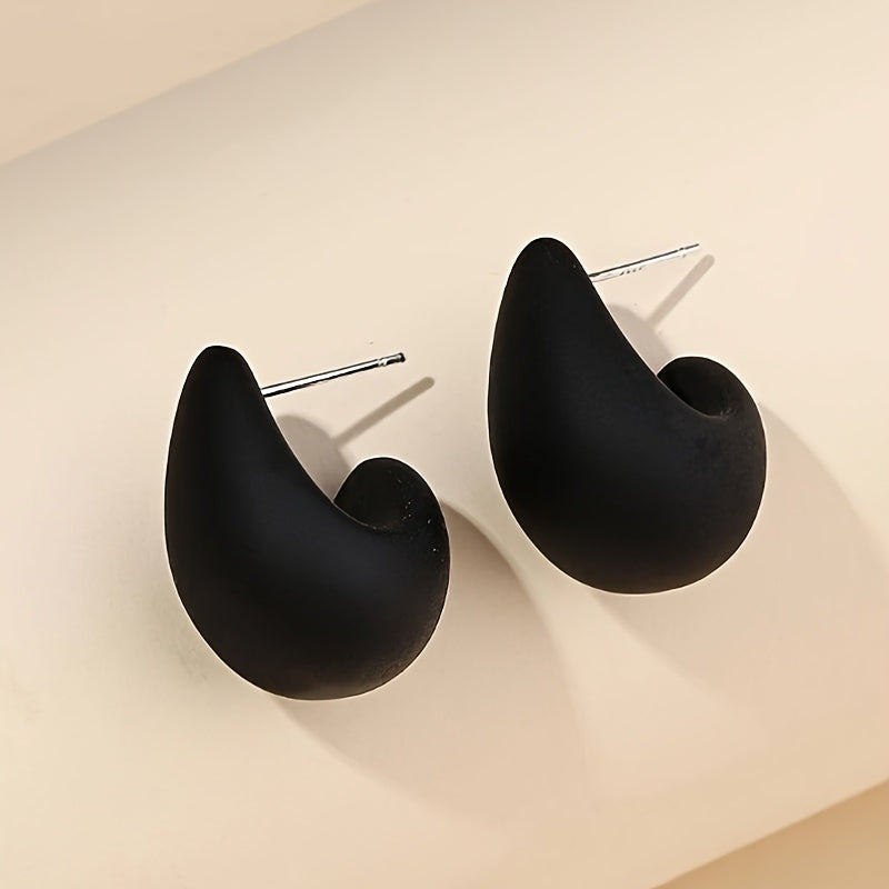 Vintage Teardrop Hoop Earrings for Daily and Special Occasions