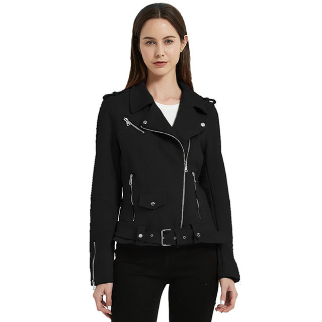Ruth – Floral Embroidered Vegan Leather Jacket