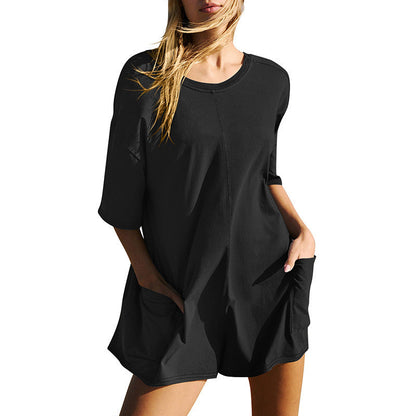 Melissa – Casual Loose Jumpsuit with Pockets