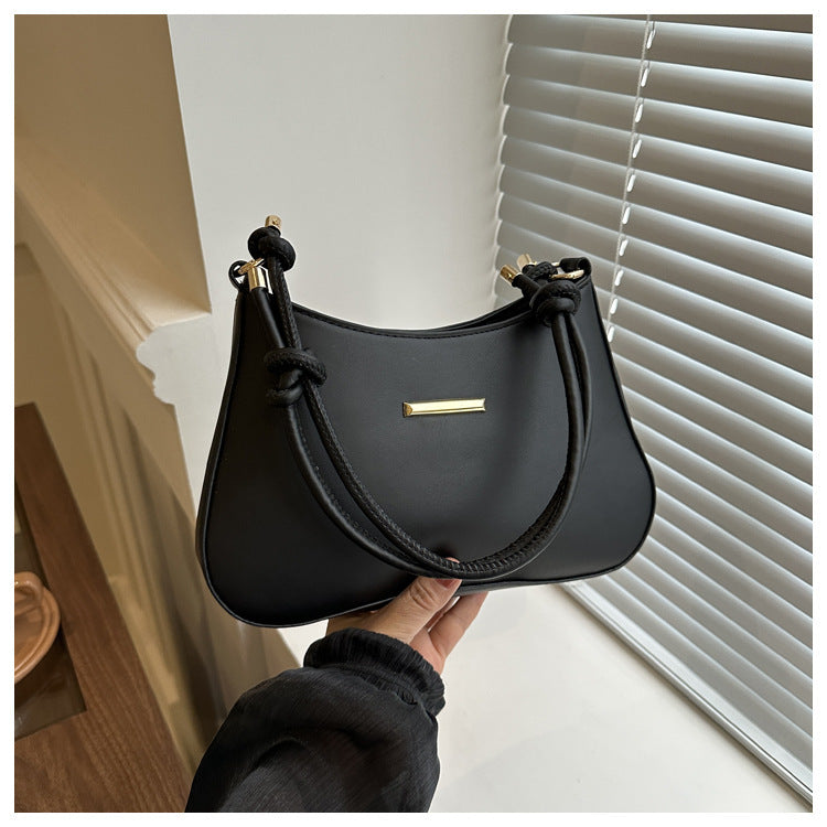 Stephanie –Chic Shoulder Bag with Knot Handle Design
