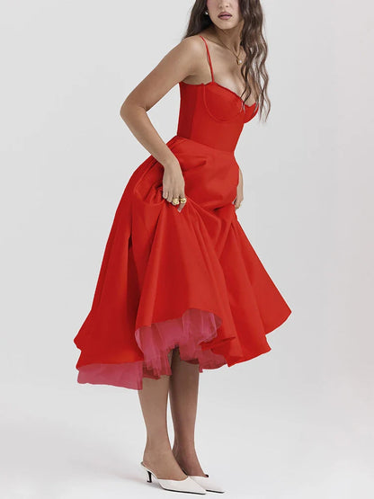 Juliet – Sleeveless Puffy Long Dress