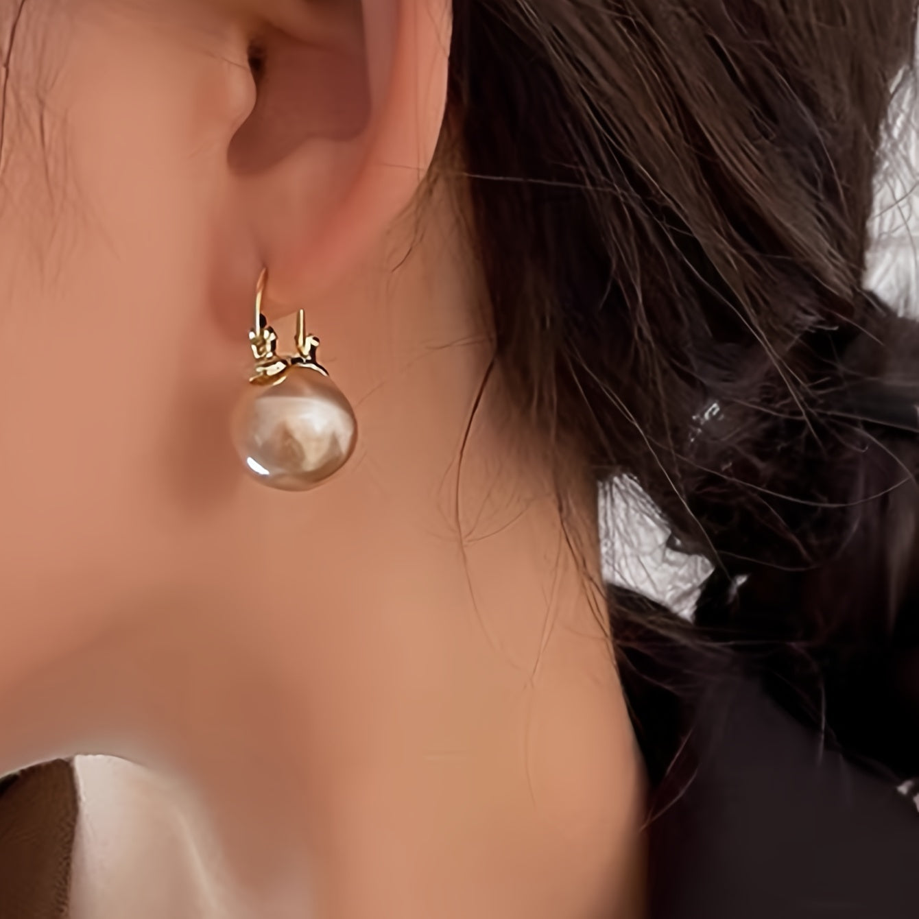 Vintage Pearl Drop Earrings for Elegant Daily Style