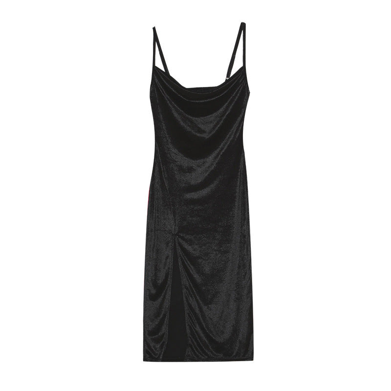 Sharon – Elegant Sleeveless Split Dress