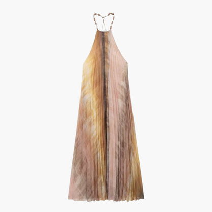 Tara – Tie Dye Pleated Dress