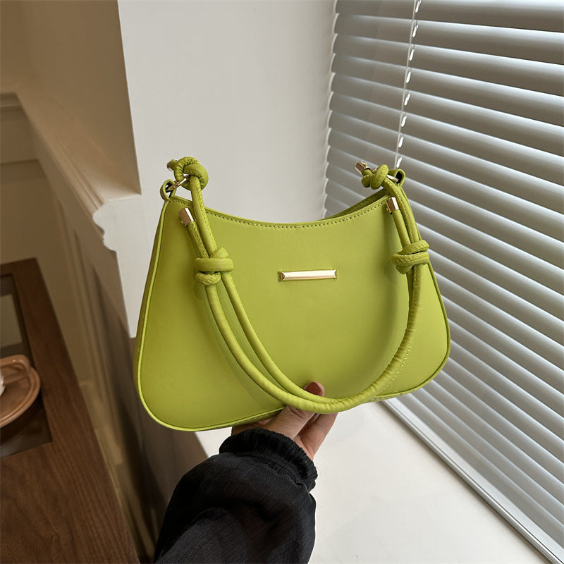 Stephanie –Chic Shoulder Bag with Knot Handle Design