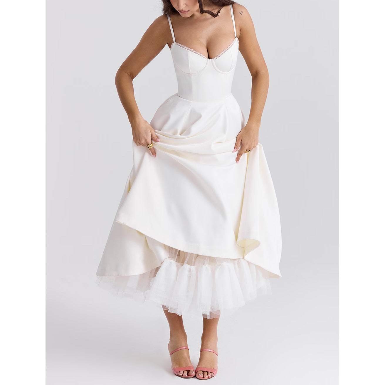 Juliet – Sleeveless Puffy Long Dress