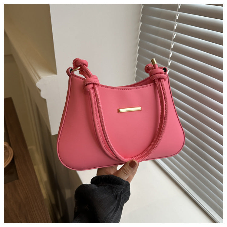 Stephanie –Chic Shoulder Bag with Knot Handle Design