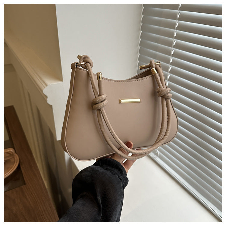 Stephanie –Chic Shoulder Bag with Knot Handle Design
