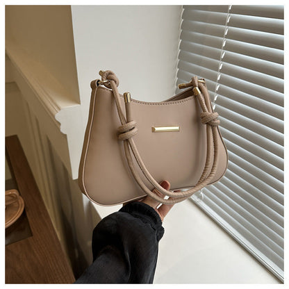 Stephanie –Chic Shoulder Bag with Knot Handle Design
