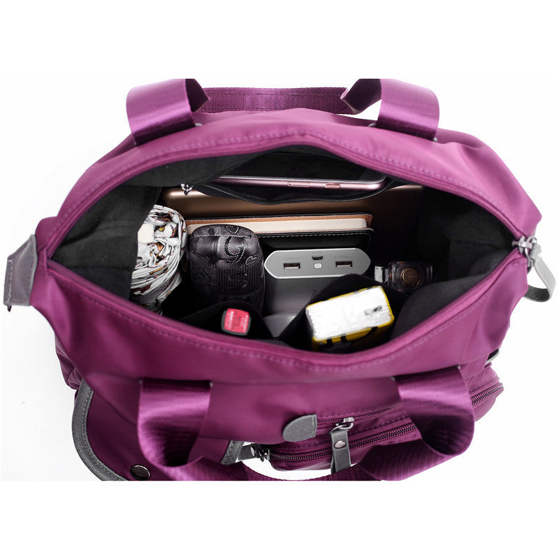 Shannon – Functional Nylon Shoulder Bag with Multiple Pockets