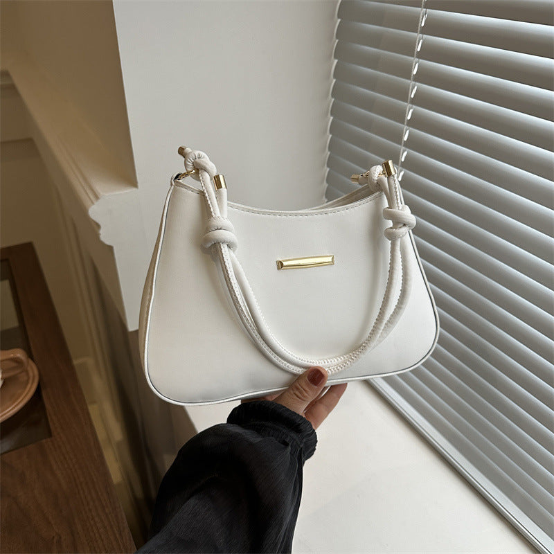 Stephanie –Chic Shoulder Bag with Knot Handle Design