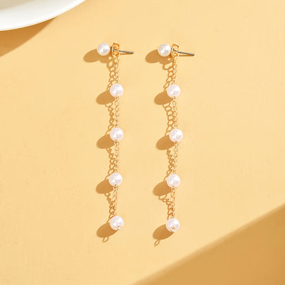 Elegant Pearl Dangle Earrings for Daily and Special Occasions