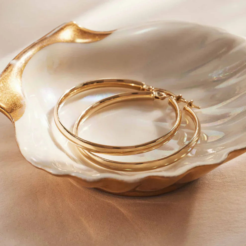 Classic Gold Hoop Earrings