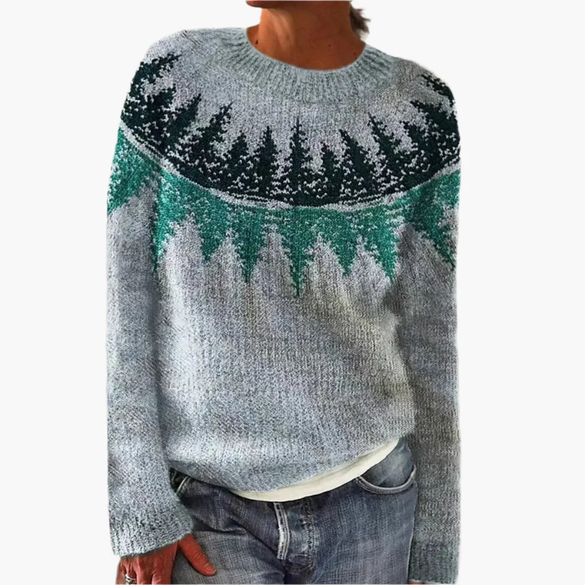 Retro Knitted Sweater for Women