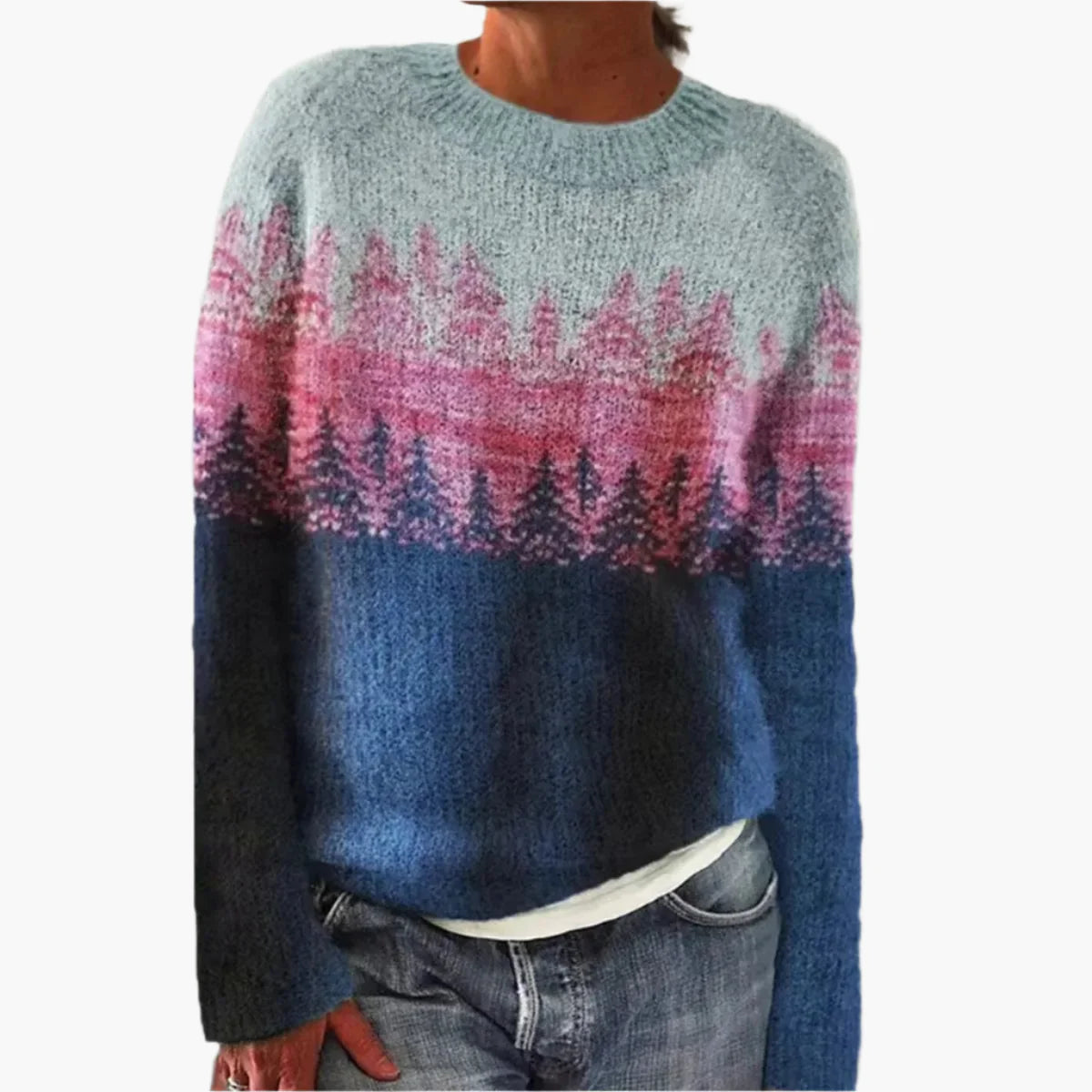 Retro Knitted Sweater for Women